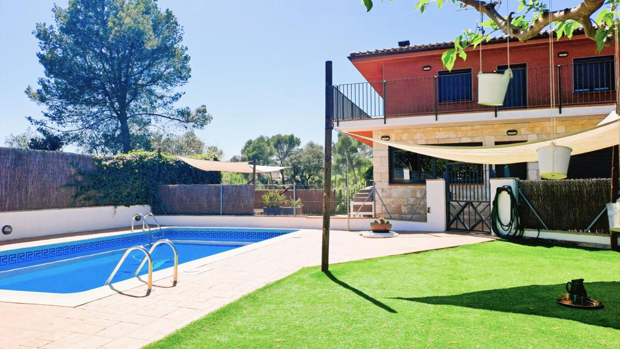 Morera Blanca Piscina, Barbacoa, Chill-Out San Mateu de Bages Exterior photo